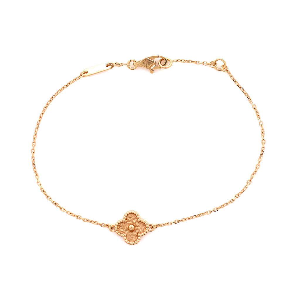 Van Cleef & Arpels Sweet Alhambra Bracelet 18K Rose Gold